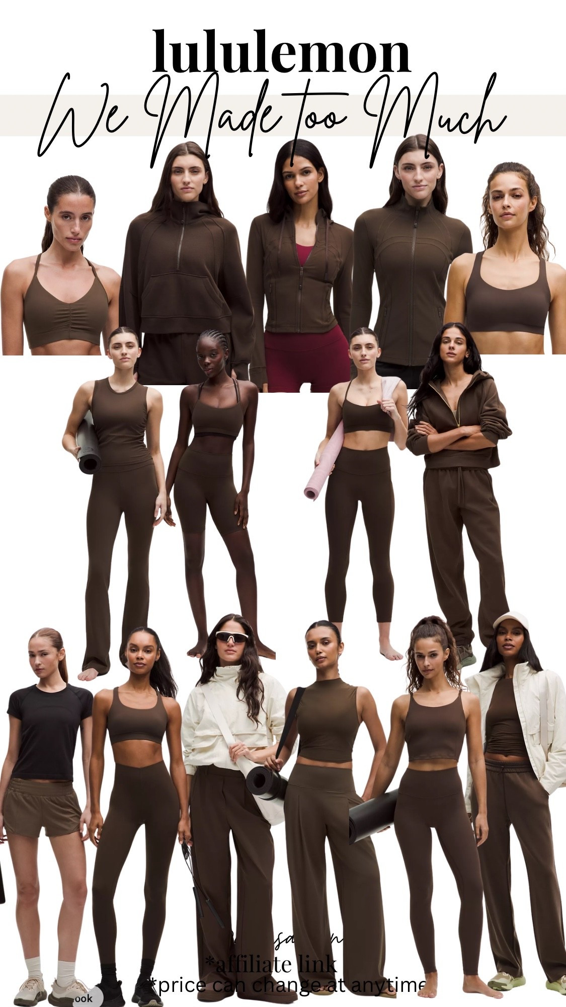 Lululemon sale! 🤎 Shop now while your size is in stock!
