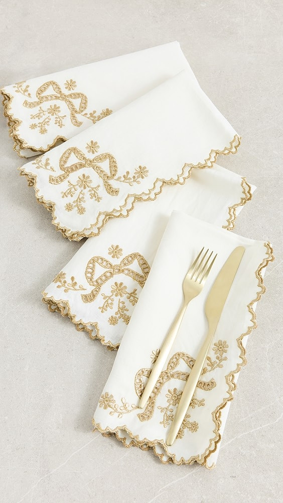 Winter Ribbon Napkins | Shopbop