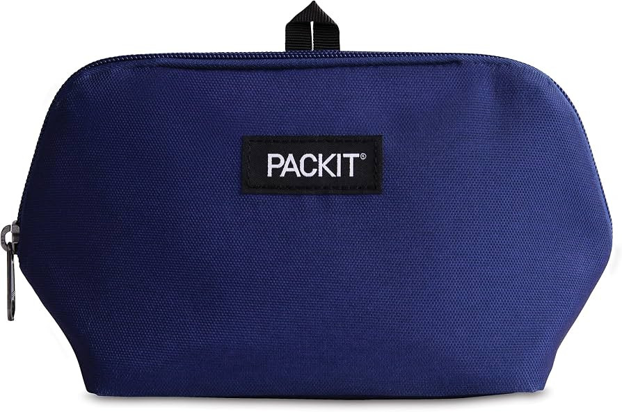 PackIt Freezable Snack Bag, True Blue, Built with EcoFreeze Technology, Foldable, Reusable, Zip C... | Amazon (US)