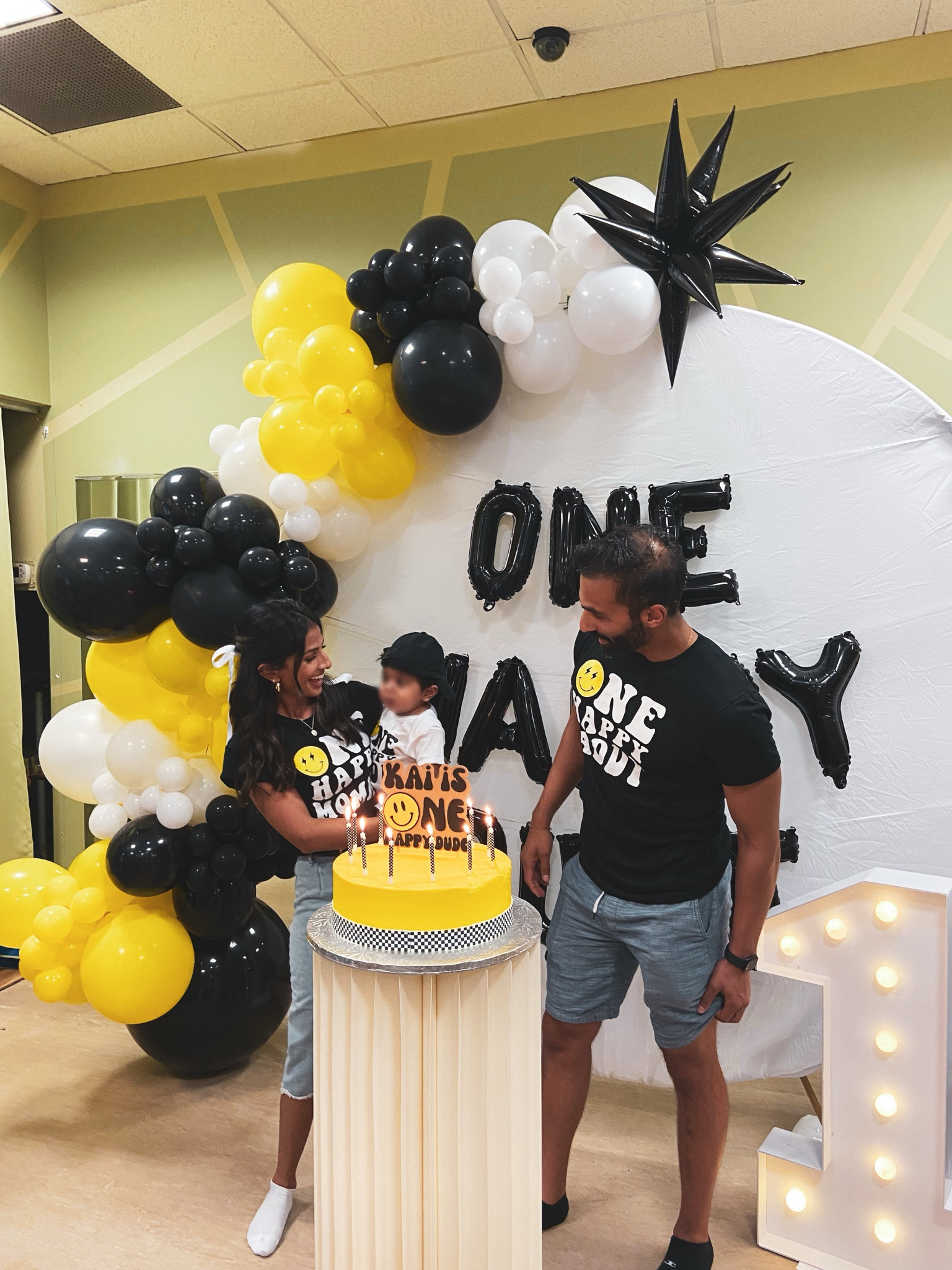 one happy dude themed first birthday party, first birthday party details, boy birthday, smiley face, cake stand

#LTKKids #LTKParties #LTKWedding