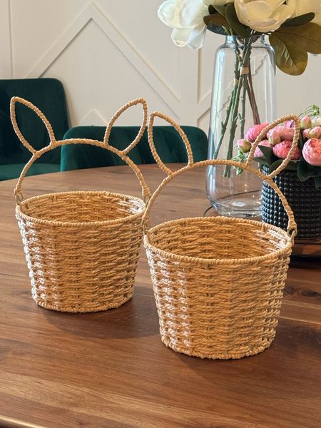 The cutest woven Easter Baskets that are so affordable but look high end. 

#LTKSeasonal #LTKbaby #LTKkids