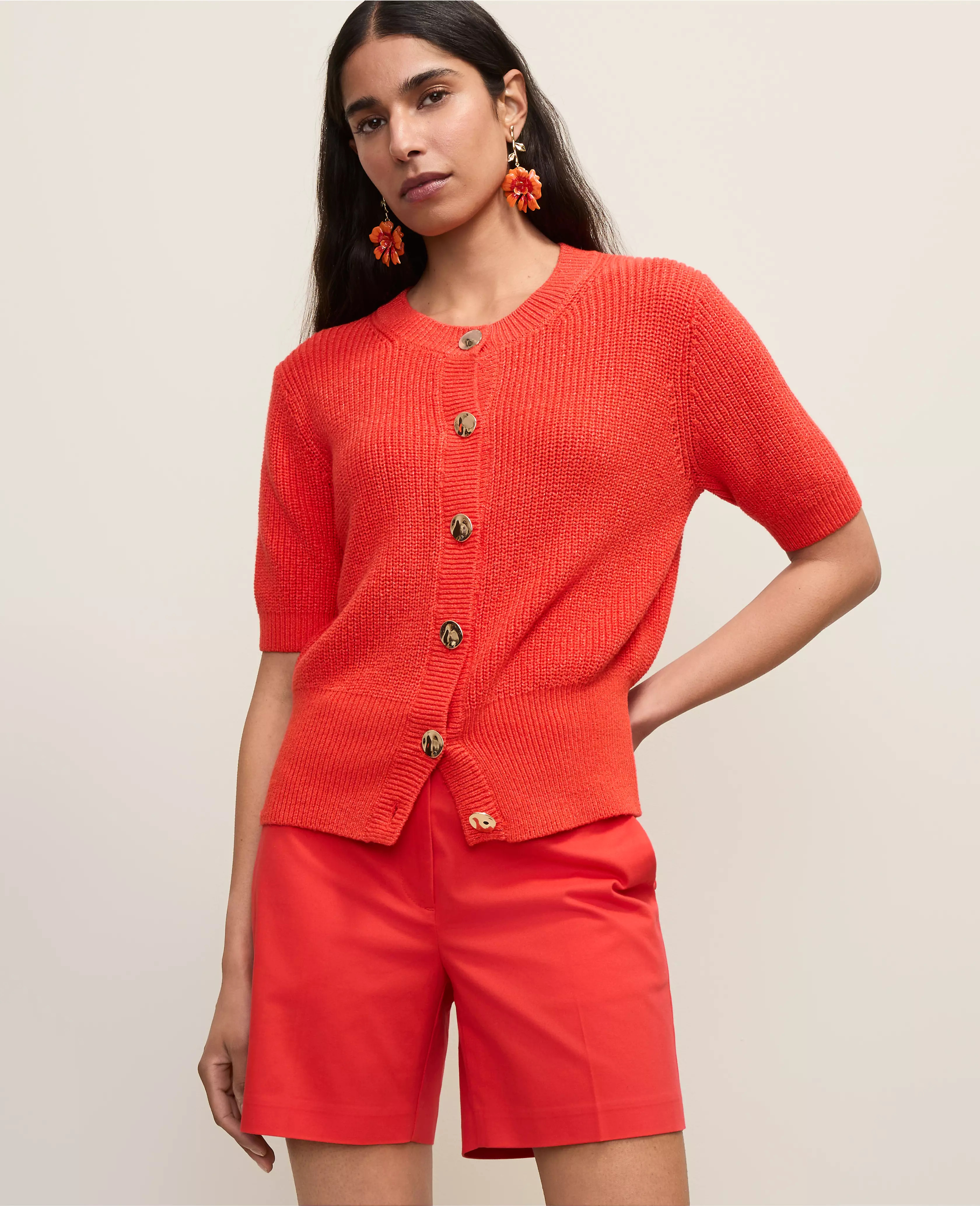 Elbow Sleeve Cardigan | Ann Taylor