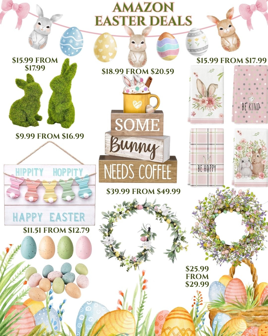 Easter decor 

#LTKSaleAlert #LTKHome #LTKSeasonal