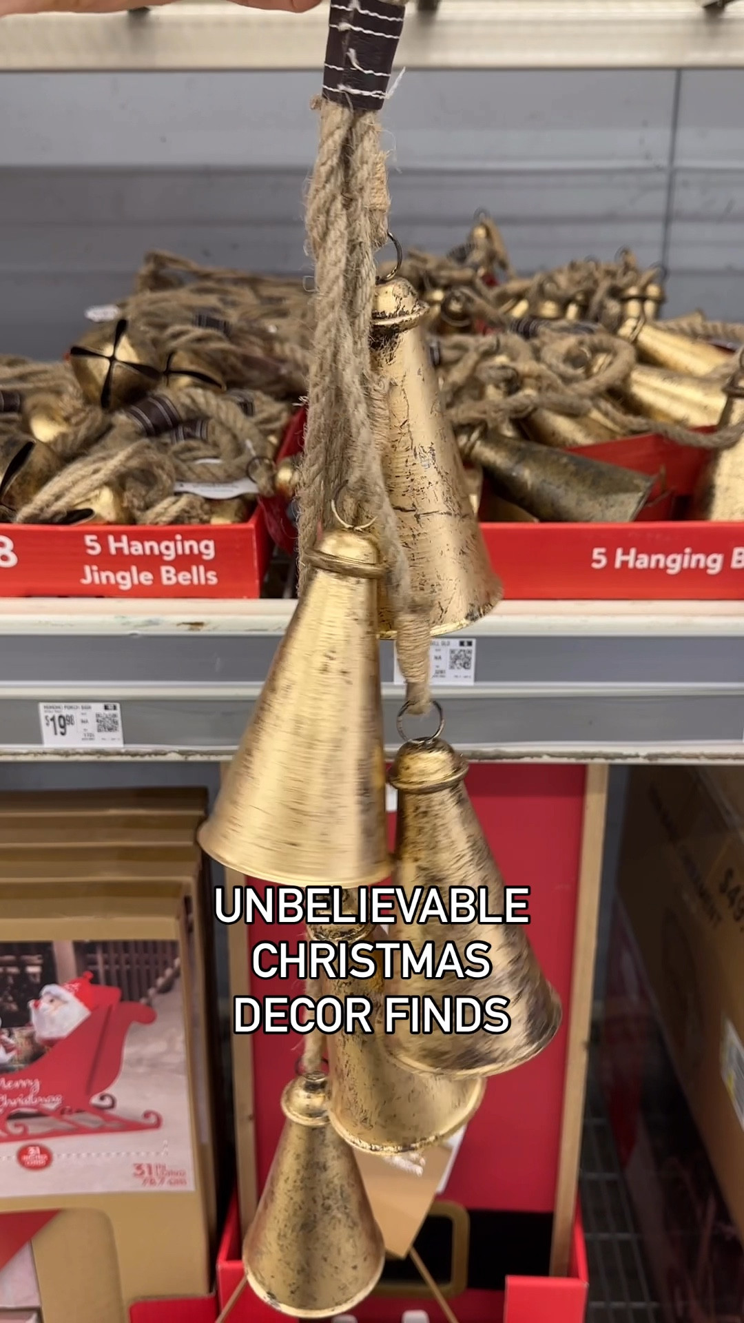 Christmas is here!! Christmas bells, signs, reindeer, Christmas trees all from Walmart! 

#LTKHome #LTKVideo #LTKFindsUnder50