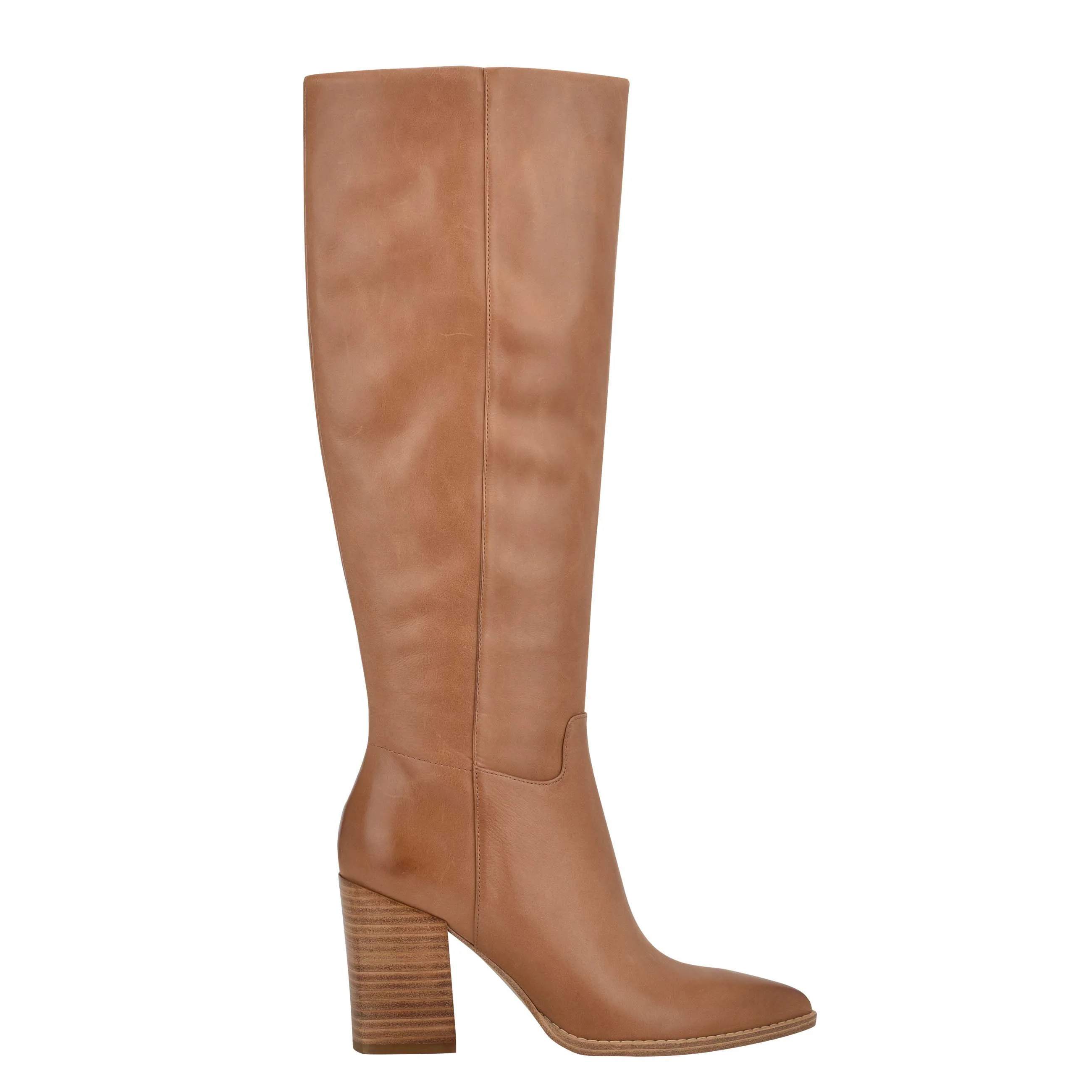 Brixe Heeled Leather Boots | Nine West (US)