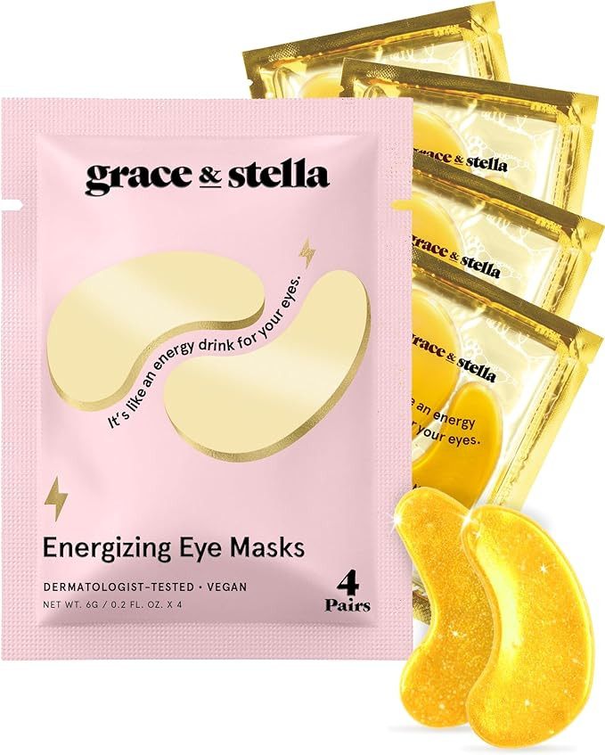 grace & stella Award Winning Under Eye Mask - Reduce Dark Circles, Puffy Eyes, Undereye Bags, Wri... | Amazon (UK)