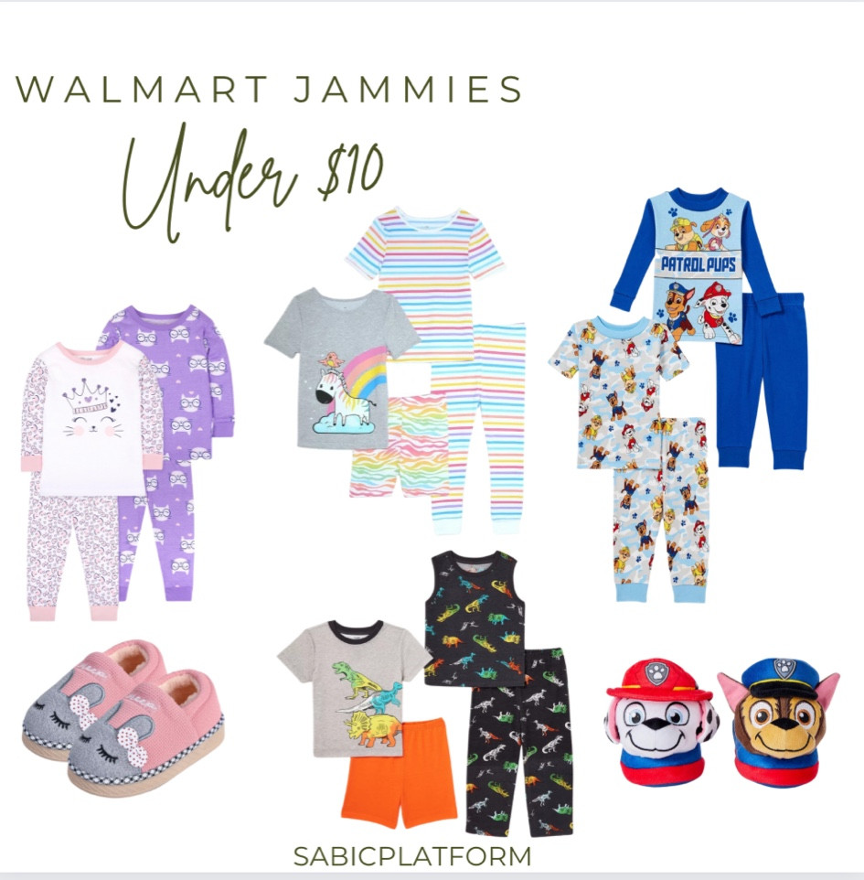 Walmart, walmart sale, sale finds for spring, toddler jammies, girl sleepwear, boy sleepwear, under $10 finds, slippers, toddler slippers, sabic platform 

#LTKsalealert #LTKkids #LTKunder50