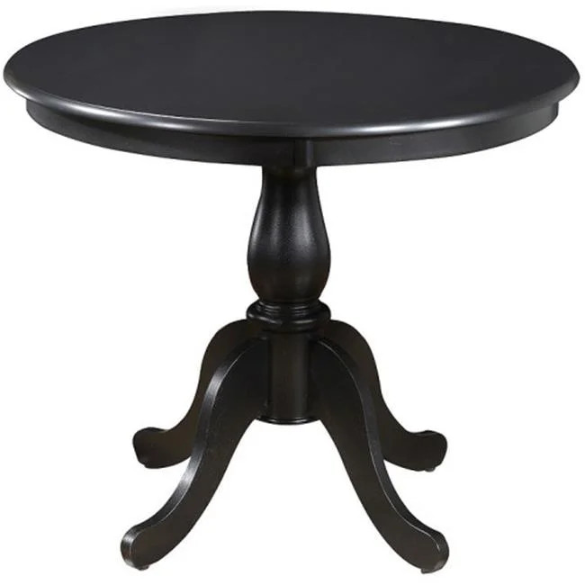 Carolina Chair & Table 3036T-AB Fairview Round Pedestal Dining Table, Antique Black - 36 in. | Walmart (US)