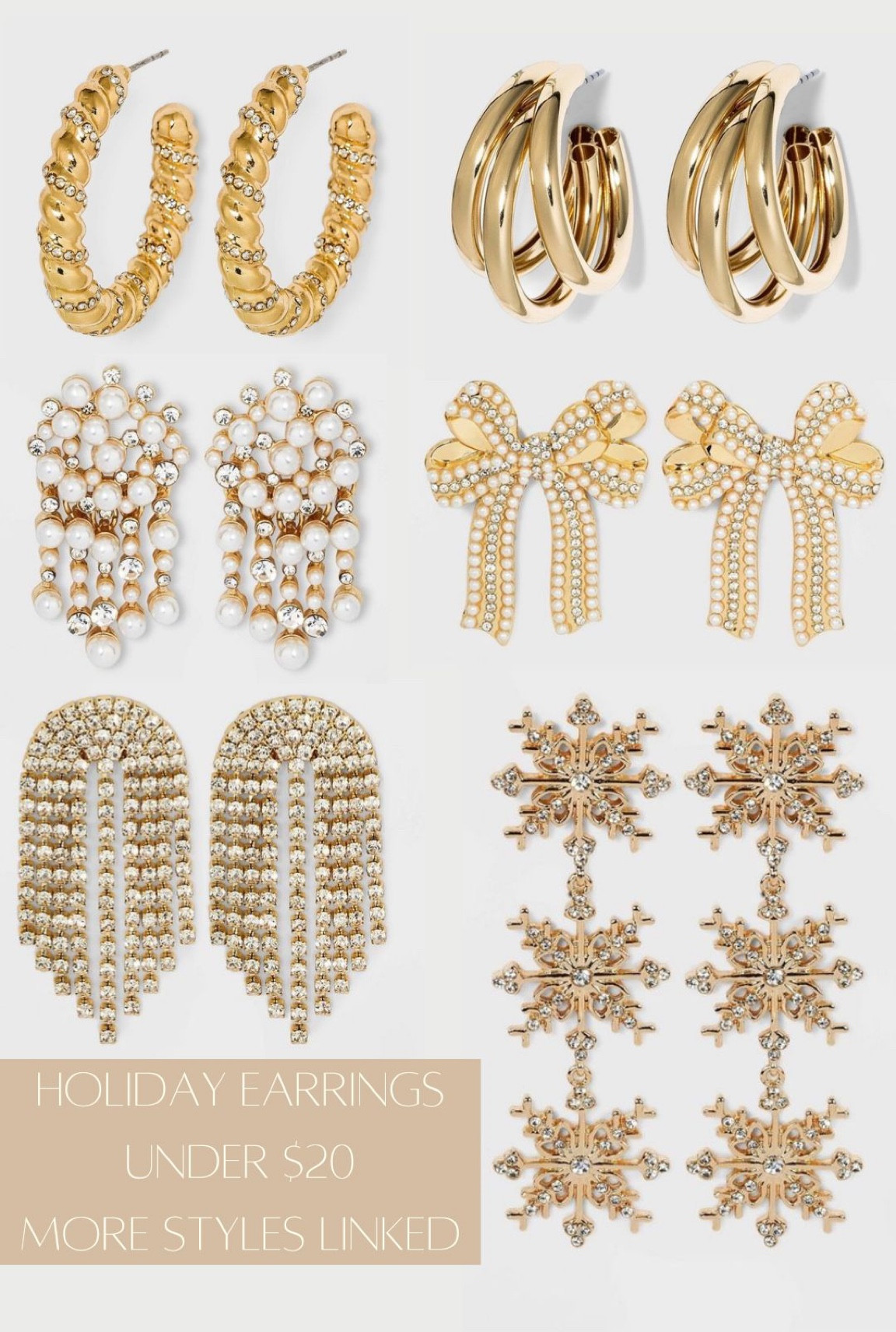 Holiday Earrings Under $20

Target Finds, Target Style, Festive Jewelry 

#LTKU #LTKHoliday #LTKunder50