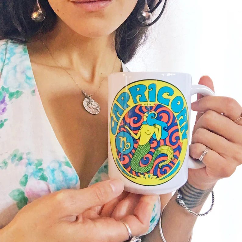 Capricorn Coffee Mug...Eco-Friendly Packaging...Capricorn Gift... Zodiac Sign...Zodiac Gift... Ho... | Etsy (US)