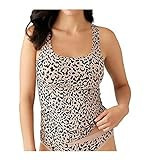 Wacoal Women's Understated Cotton Tank Top, Cheetah, XX-Large | Amazon (US)