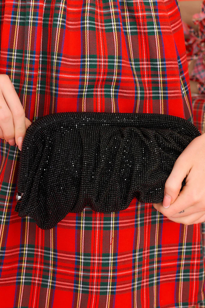 Found In A Dream Black Bag | Red Dress 