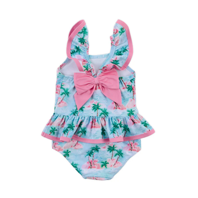 Island Palm One Piece Swimsuit | Classic Whimsy