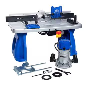 Kobalt 1/4-in and 1/2-in Fixed Corded Router with Table | Lowe's