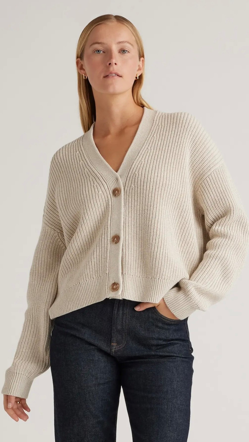 Just bought this Organic Cotton Cropped Cardigan from Quince and I’m so excited. It’s going to be perfect for the spring and summer days in the office because I am always cold and a sweater is a must!

#LTKMidsize #LTKSeasonal #LTKWorkwear
