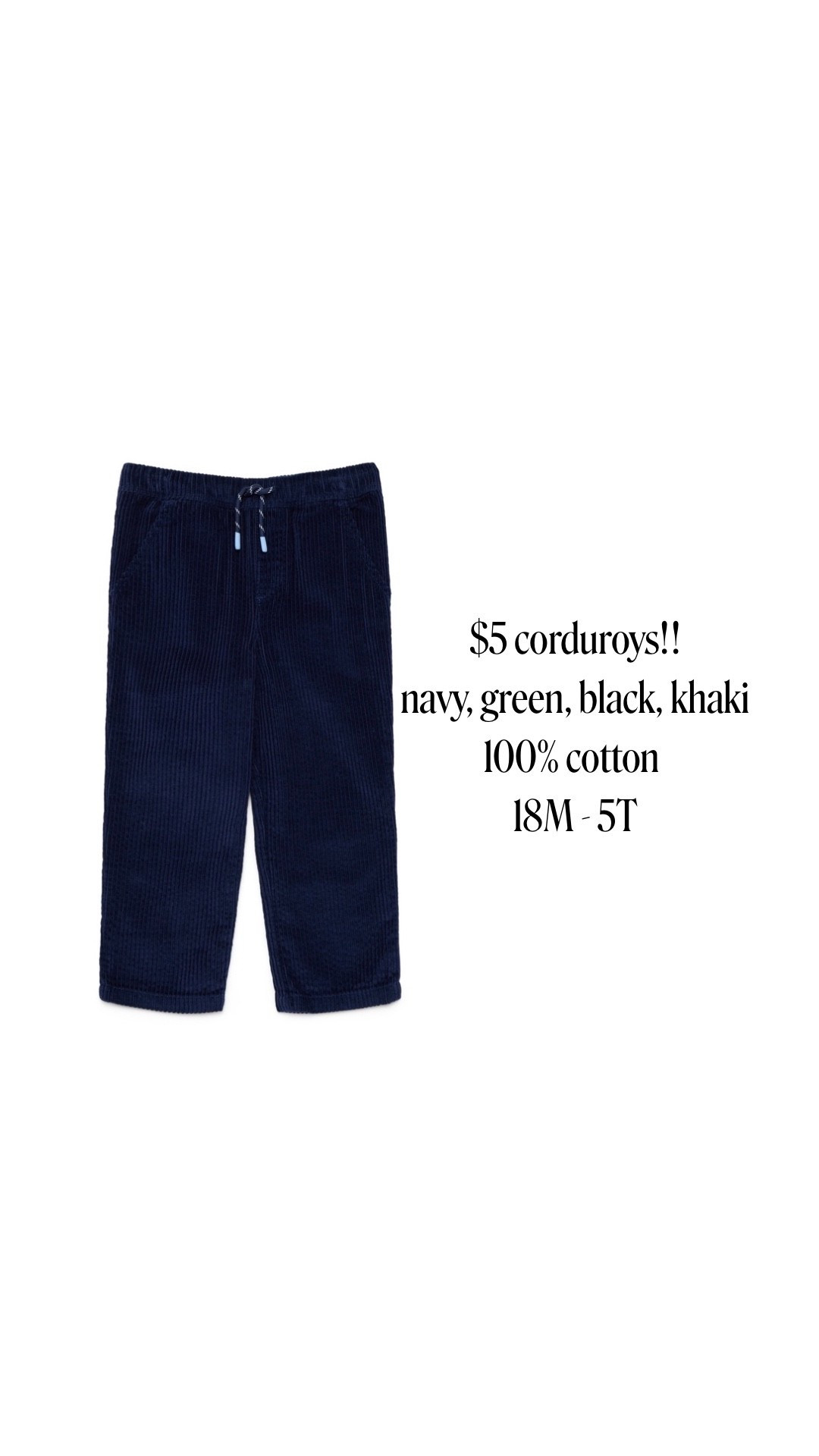 Love these boys corduroy pants that are 100% cotton!! 

#LTKKids