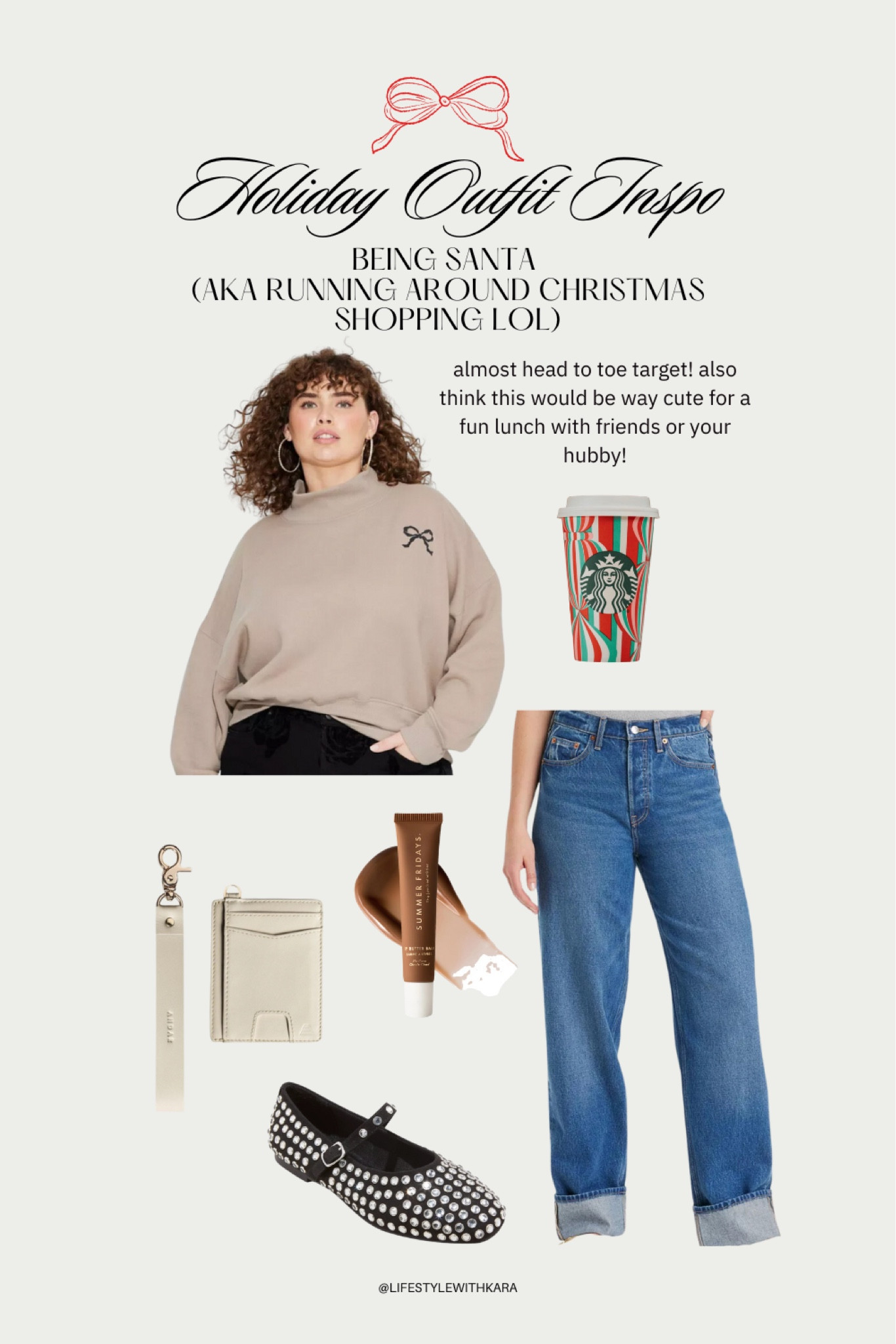 Holiday Outfit Inspo: what to wear Christmas shopping/for a cute lunch! 🎁 🎄 🎅 

#LTKSeasonal #LTKGiftGuide #LTKHoliday