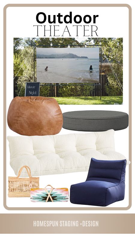 Outdoor movie spaces are becoming more popular, let us help inspire and transform your space with these fun finds for movie night 🎥 🍿 

#LTKparties #LTKfamily #LTKhome