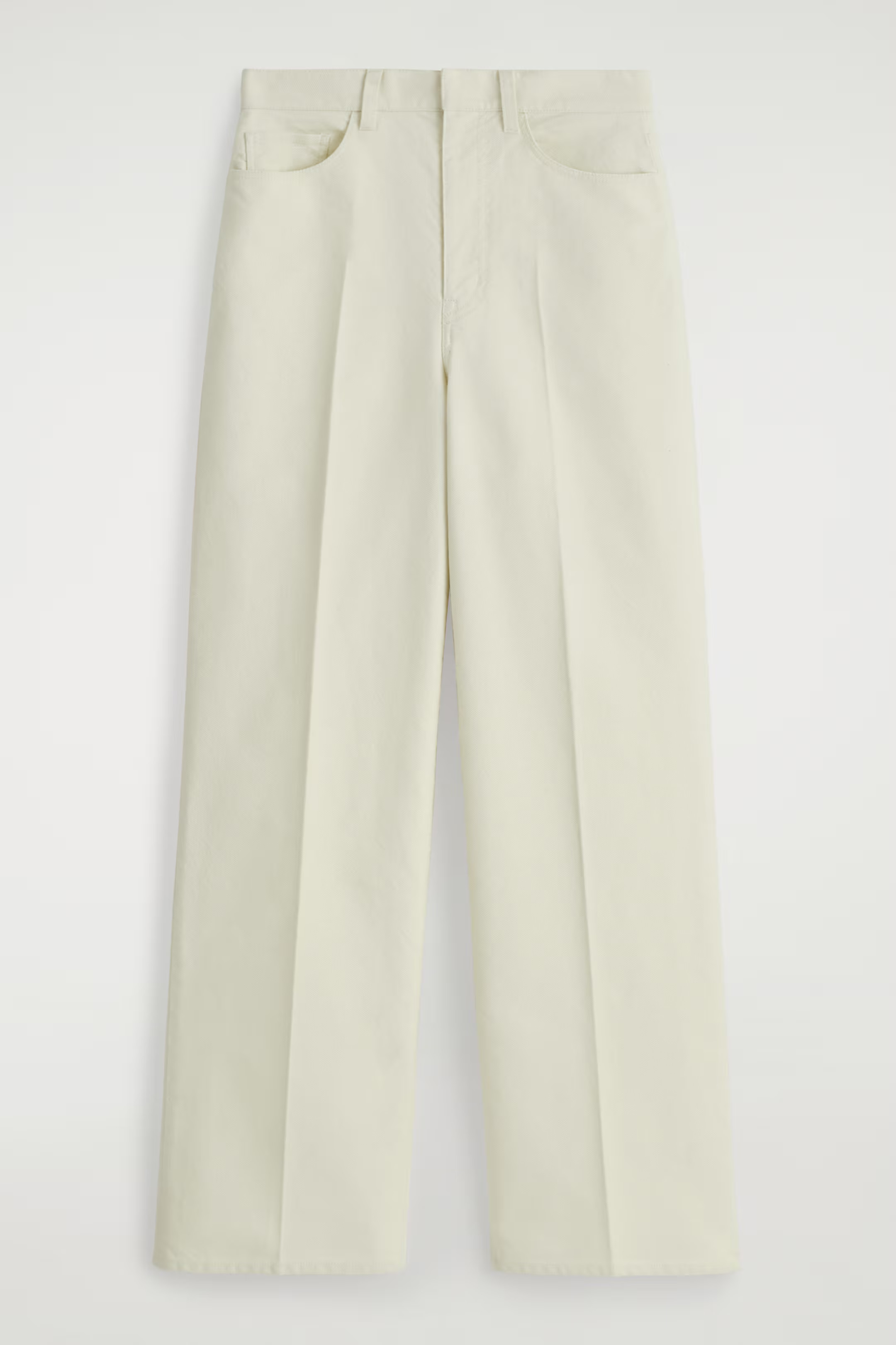 COTTON-CANVAS STRAIGHT-LEG TROUSERS | H&M (UK, MY, IN, SG, PH, TW, HK)
