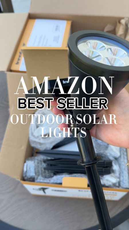 Amazon solar lights, outdoor solar lights 

#LTKVideo #LTKHome #LTKSeasonal