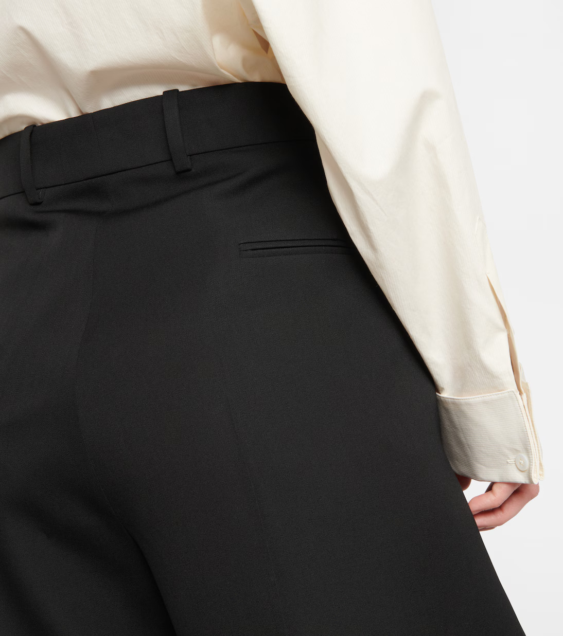 Roan high-rise wool wide-leg pants | Mytheresa (US/CA)