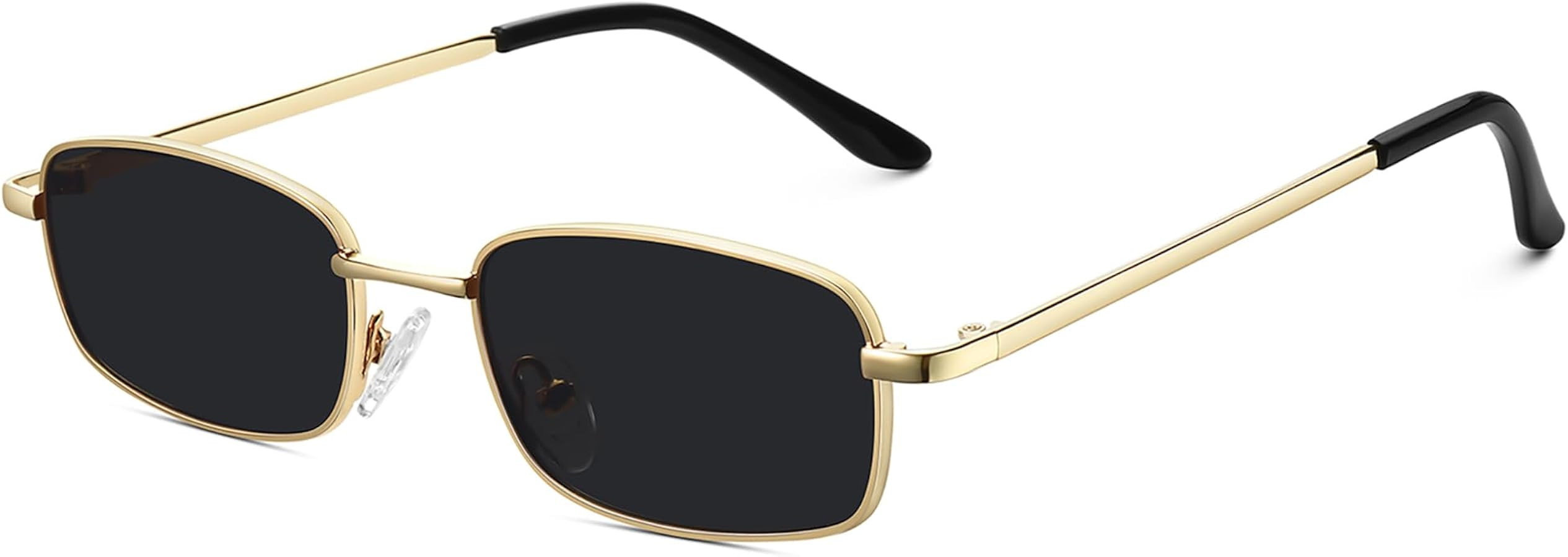 Rectangle Sunglasses for Women 90s Retro Small Narrow Square Frame UV400 Protection | Amazon (US)