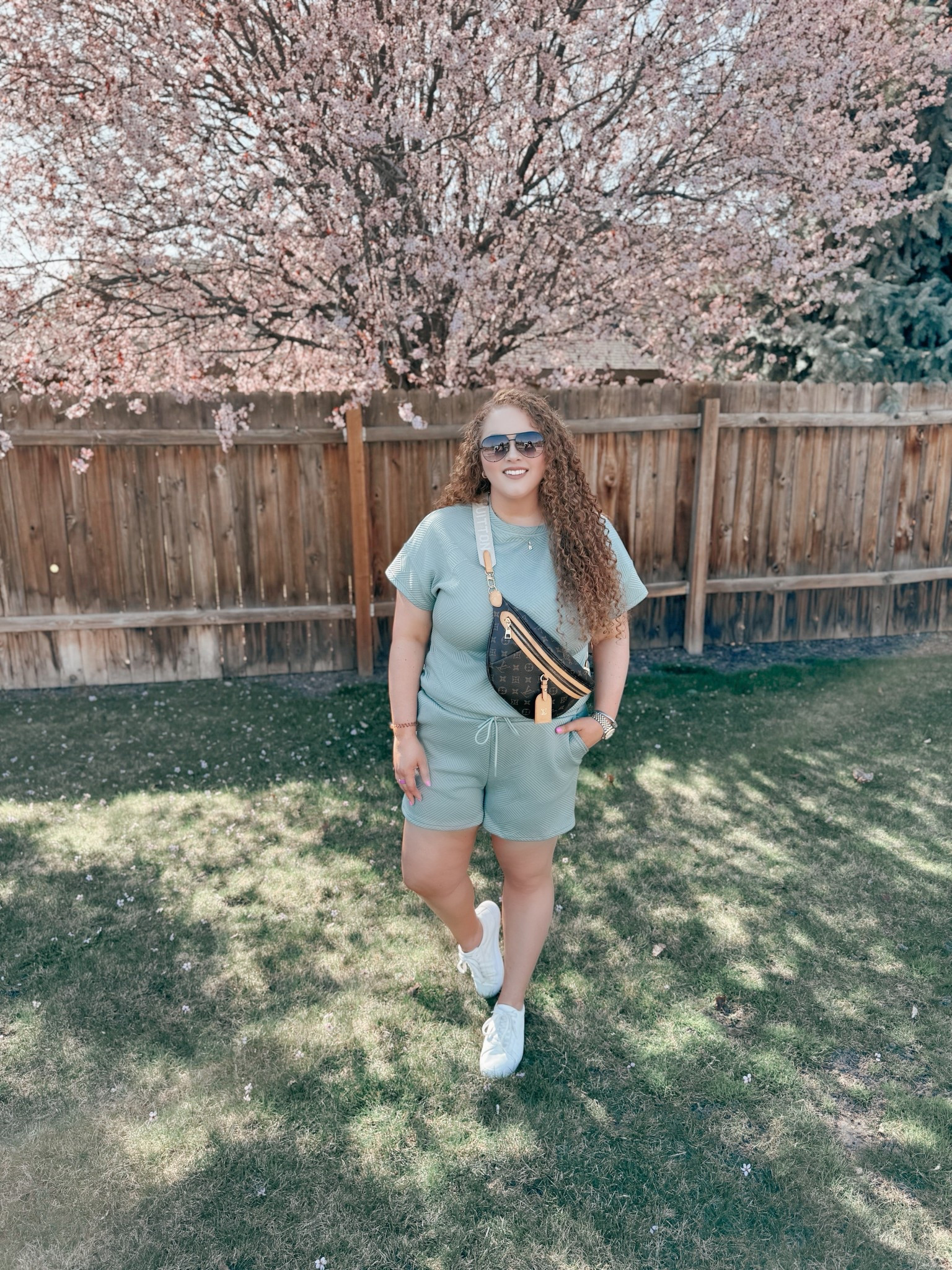 No stress, just style👏your go to green set for those ‘what do I wear?’ days. 💚spring | spring two piece set | spring outfit | spring look | amazon two piece set | Amazon green two piece set  | amazon fashion | amazon finds | spring break outfit | spring break | spring break fashion | Amazon spring break | sneakers |white sneakers | amazon white sneakers | amazon white platform sneakers | platform sneakers | casual spring outfit 

#LTKStyleTip #LTKMidsize #LTKFindsUnder50