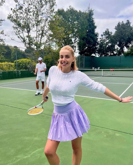 How cute is this lilac tennis skirt from Alo!💜

#LTKfitness #LTKstyletip