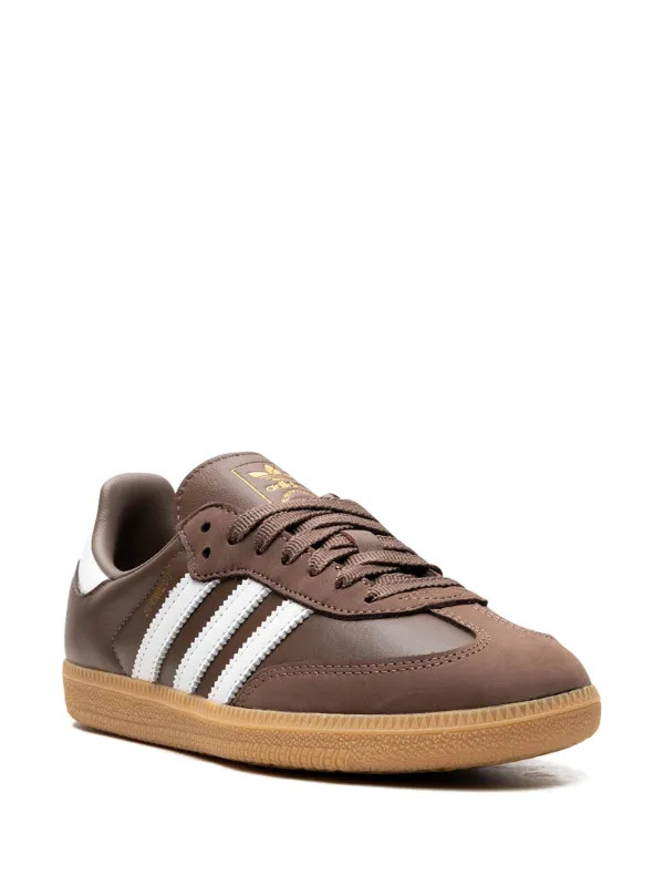 Adidas Samba OG "Earth Strata Gum" Sneakers | Brown | FARFETCH | Farfetch Global