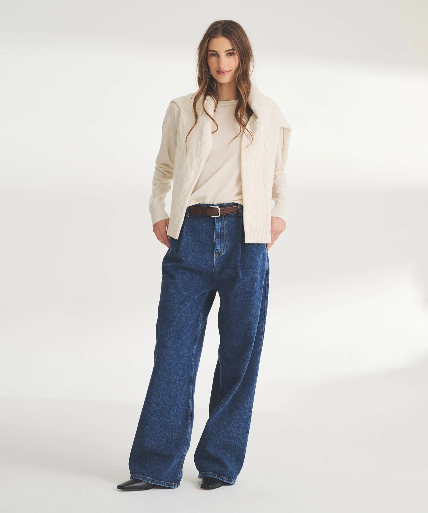 Fancy Cashmere Crewneck Sweater | NAADAM