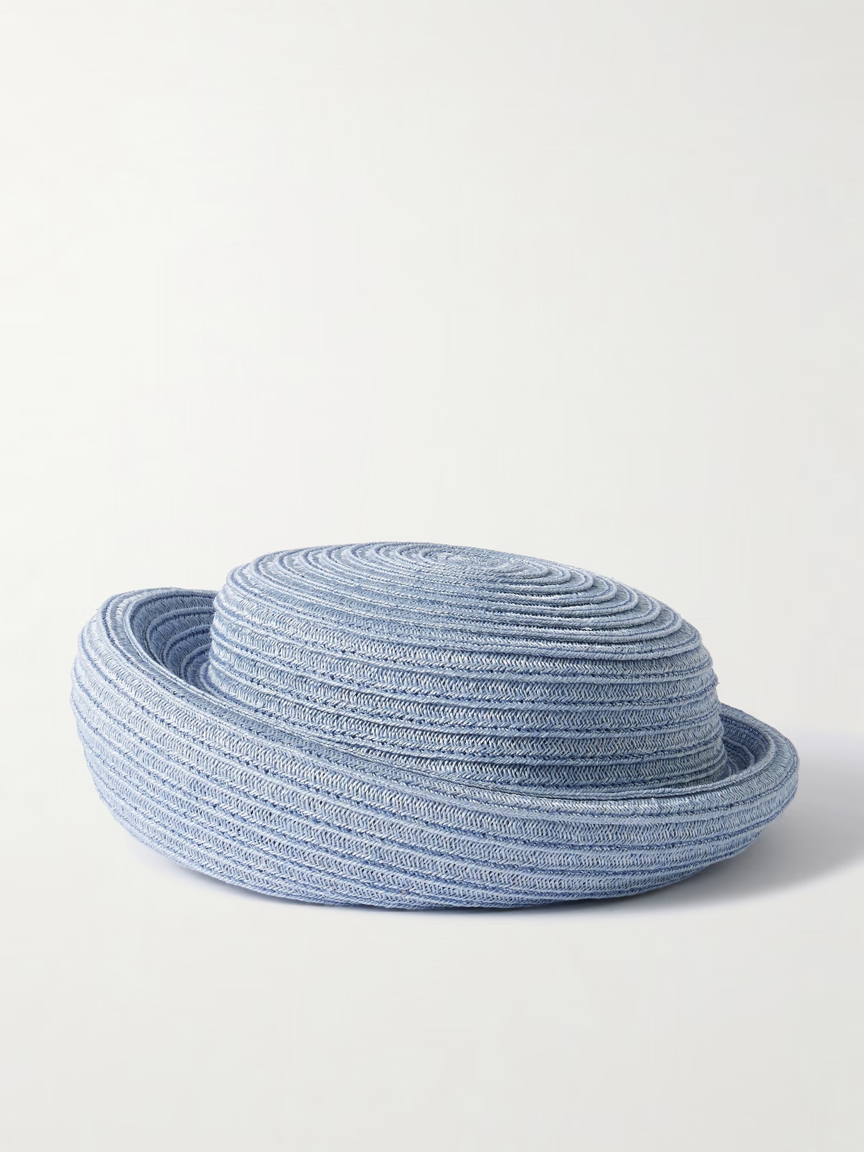 Gigi Burris - Laura Straw Pillbox Hat - Blue | NET-A-PORTER (US)