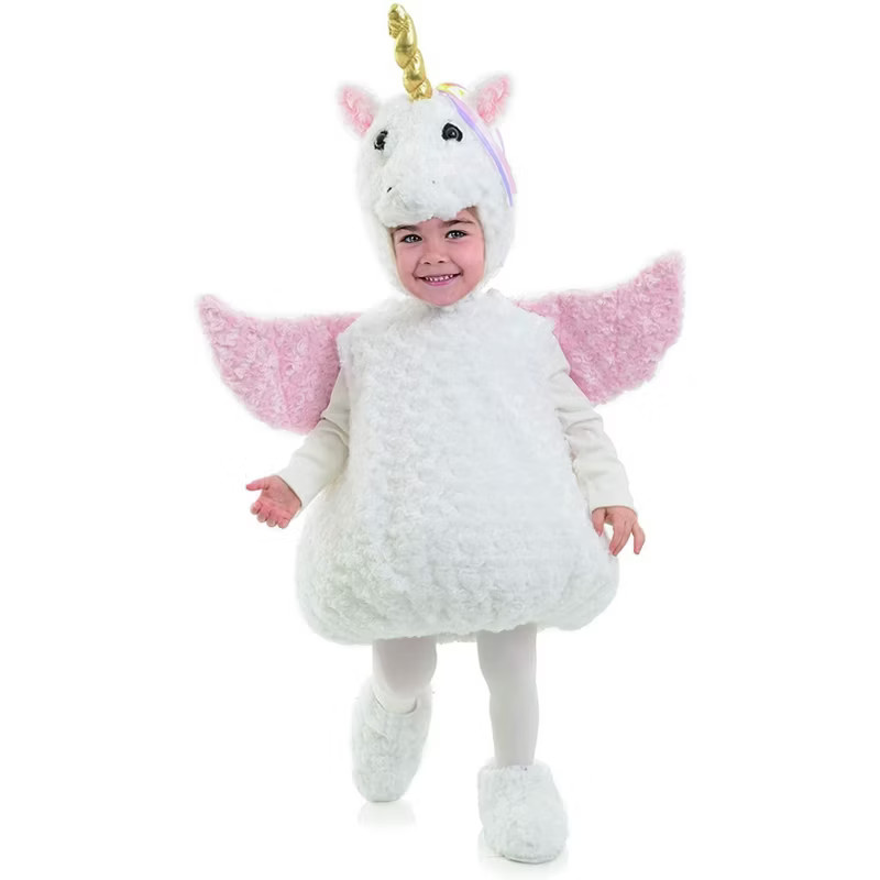 Underwraps Costumes White Unicorn Belly Babies Toddler Costume | Target