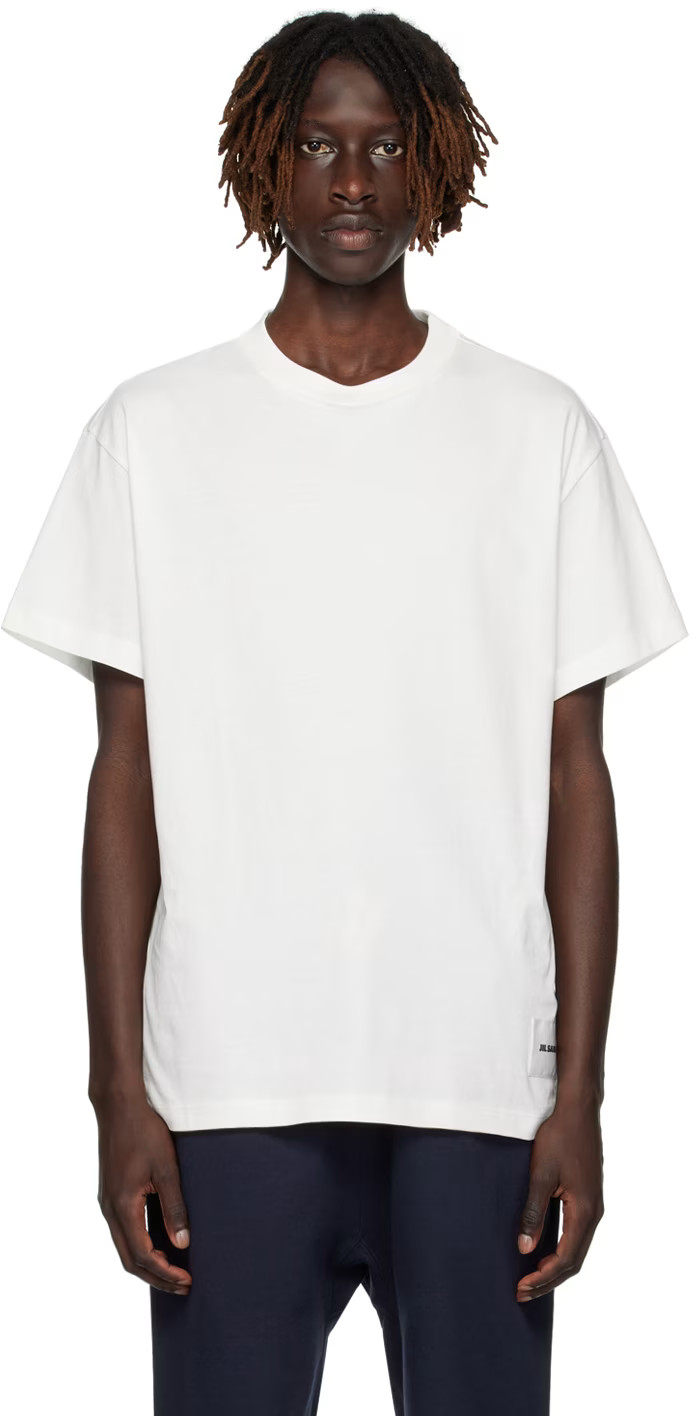 Jil Sander - 3-Pack White T-Shirts | SSENSE