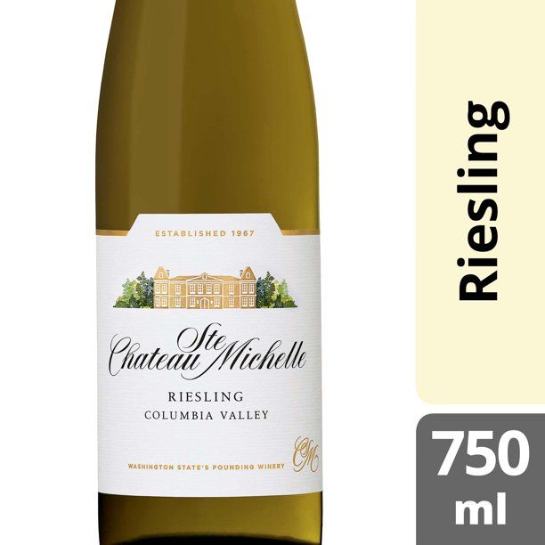 Chateau Ste. Michelle Columbia Valley Riesling, White Wine, 750 mL Bottle | Walmart (US)