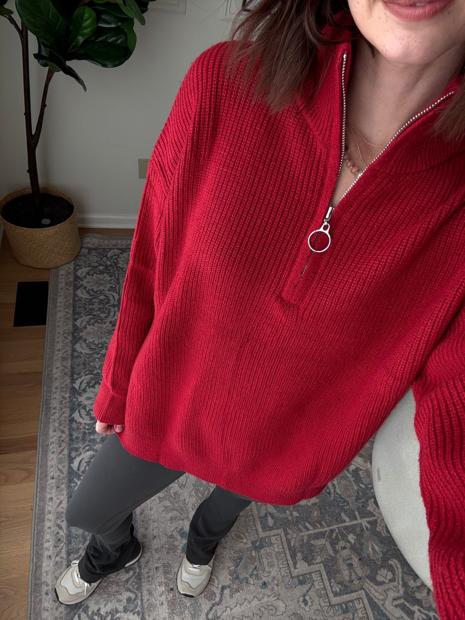 Zip sweater : wearing s

Nursing friendly // casual outfit // winter outfit 

#LTKSeasonal #LTKgrwm #LTKootd