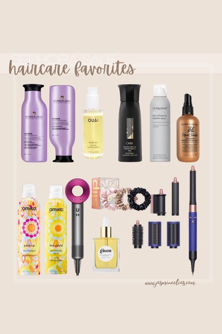 hair care favorites all on sale with the Sephora sale

Dyson hair dryer, slip scrunchies, conditioner and shampoo, heat protectant, dry shampoo and hair oil 

#LTKbeauty #LTKxSephora #LTKsalealert