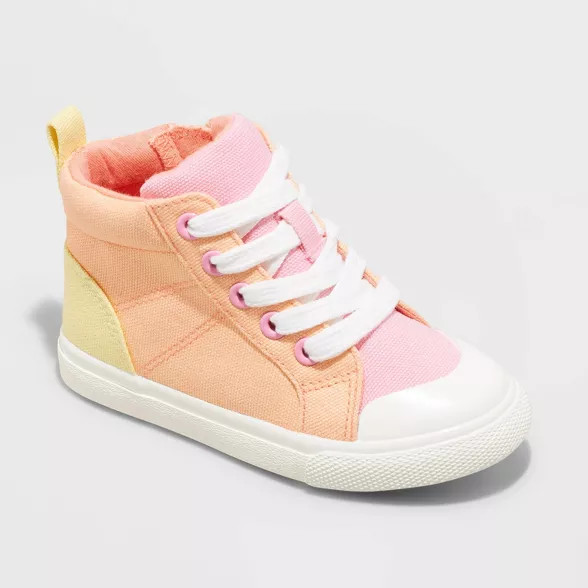 Toddler Girls' Octavia Zipper Apparel Sneakers - Cat & Jack™ | Target