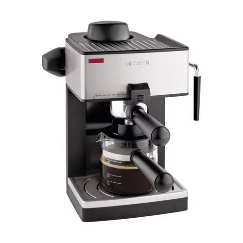 Mr Coffee ECM160 4-Cup Steam Cappuccino Espresso Maker Black/Stainless | Walmart (US)