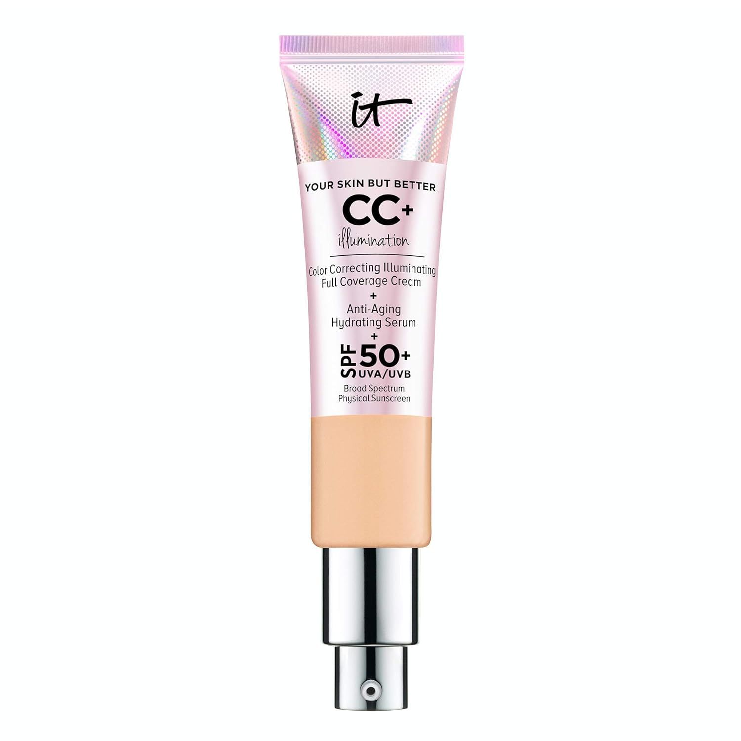 IT Cosmetics Your Skin But Better CC+ Cream Illumination, Medium (W) - Color Correcting Cream, Fu... | Amazon (US)