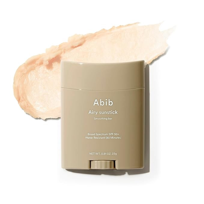 Abib Airy Sunstick Protection Bar Broad Spectrum SPF50+ 0.81 oz / 23 g (Semi- matte) | Korean Sun... | Amazon (US)