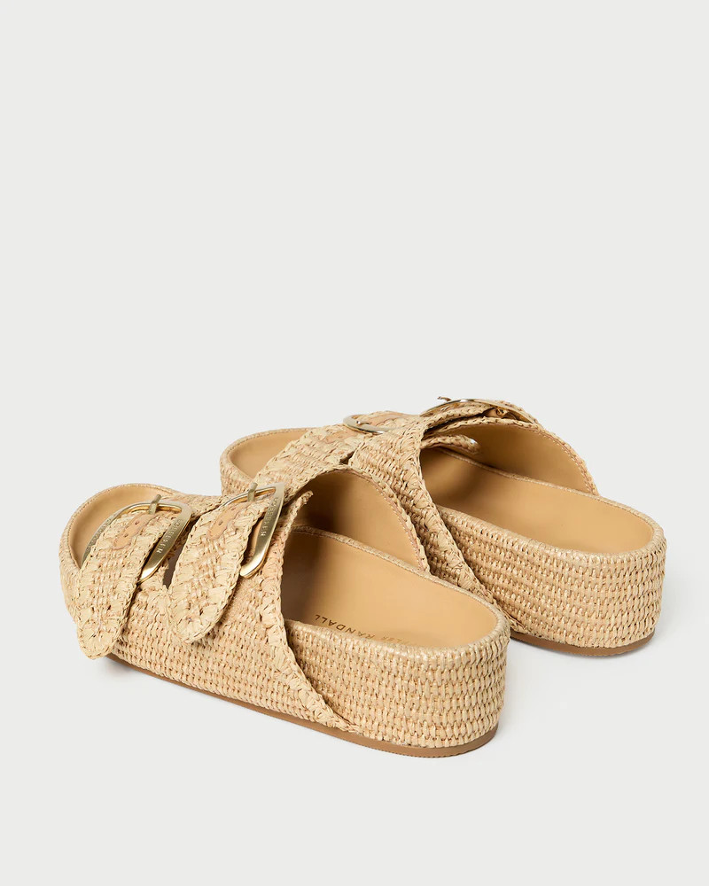 Nico Natural Two−Band Sandal | Loeffler Randall