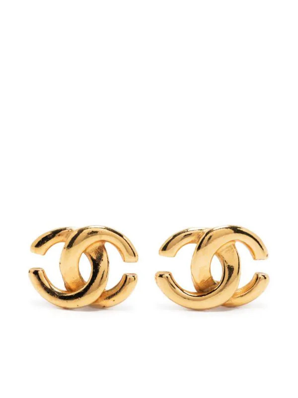 1971-1980 CC-logo clip-on earrings | Farfetch Global