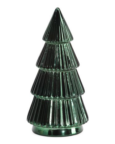 10.75in Porcelain Tree With Electro Plating Table | Christmas Home Decor | TJ Maxx