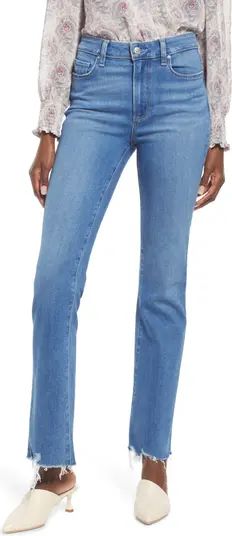 Laurel Canyon High Waist Chewed Hem Flare Jeans | Nordstrom