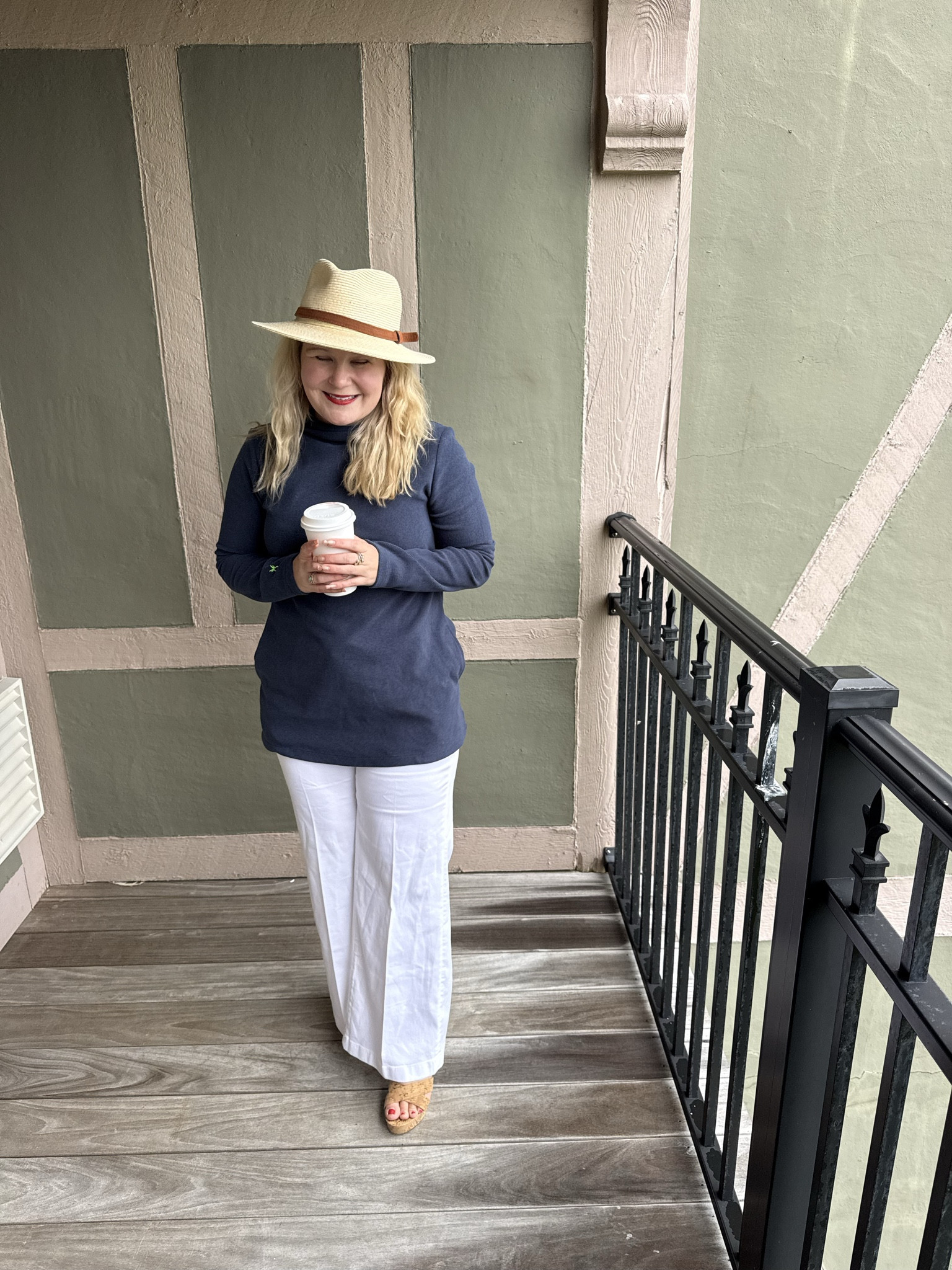 The perfect desk to dinner look! These pants are sooo good!

@Dudley Stephens 

#LTKootd #LTKPetite #LTKWorkwear