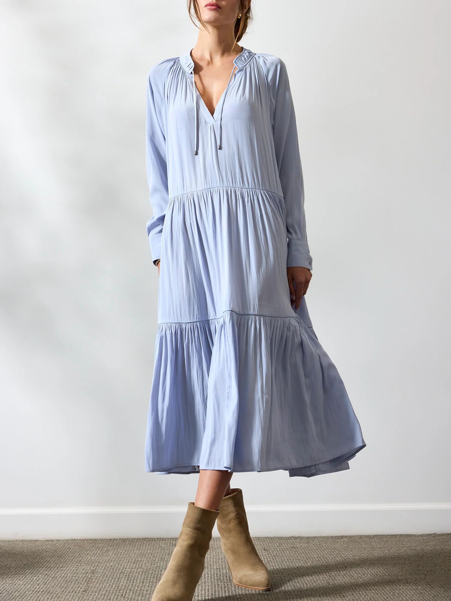 Brochu Walker | Women's Alana Dress in Light Blue | Brochu Walker