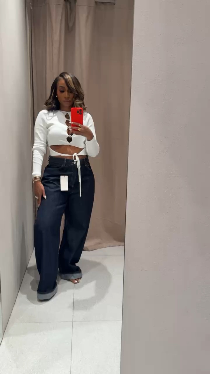 spring outfits 2026! Wore the shirt backward for the detail! 

#LTKMidsize #LTKootd