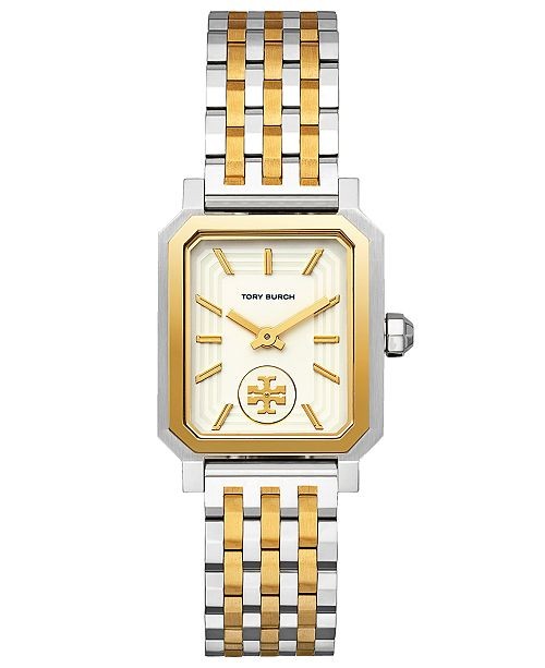 Women's Robinson Two-Tone Stainless Steel Bracelet Watch 27x29mm | Macys (US)