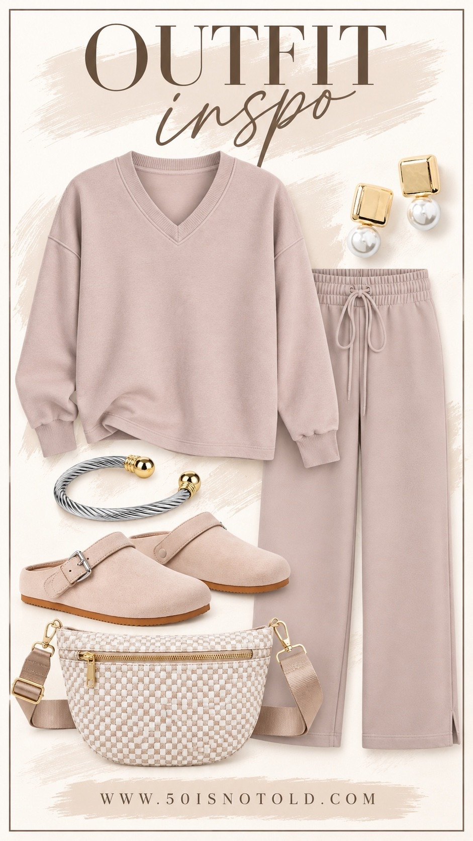 Casual everyday outfit inspo! Women’s casual set | crossbody bags