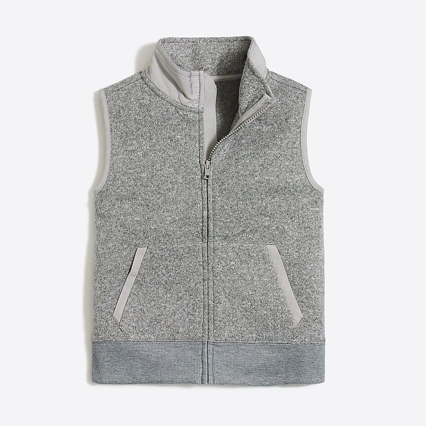 Boys' sweater-fleece vest | J.Crew Factory